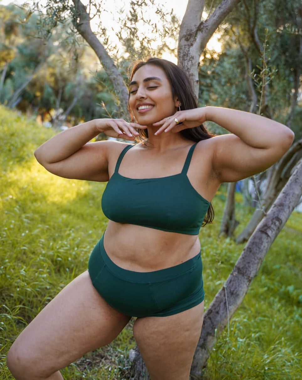 Green | Model is wearing size 2XL